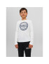 Jack&Jones Junior Блуза 12237416 Бял Regular Fit - Pepit.bg