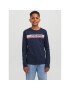 Jack&Jones Junior Блуза 12245919 Тъмносин Regular Fit - Pepit.bg