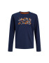 Jack&Jones Junior Блуза 12245920 Тъмносин Loose Fit - Pepit.bg