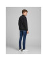Jack&Jones Junior Яке бомбър Rush 12182385 Черен Regular Fit - Pepit.bg