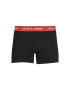 Jack&Jones Junior Комплект 3 чифта боксерки 12237698 Черен - Pepit.bg