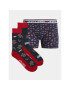 Jack&Jones Junior Комплект боксерки и чорапи 12246664 Тъмносин - Pepit.bg