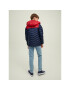 Jack&Jones Junior Пухено яке 12212568 Тъмносин Regular Fit - Pepit.bg