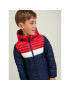 Jack&Jones Junior Пухено яке 12212568 Тъмносин Regular Fit - Pepit.bg