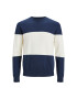 Jack&Jones Junior Пуловер 12238678 Тъмносин Regular Fit - Pepit.bg