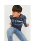 Jack&Jones Junior Пуловер 12247507 Тъмносин Regular Fit - Pepit.bg