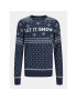 Jack&Jones Junior Пуловер 12247507 Тъмносин Regular Fit - Pepit.bg