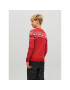 Jack&Jones Junior Пуловер Xmas 12221306 Червен Regular Fit - Pepit.bg