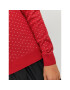 Jack&Jones Junior Пуловер Xmas 12221306 Червен Regular Fit - Pepit.bg