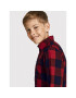 Jack&Jones Junior Риза Gingham 12183050 Червен Regular Fit - Pepit.bg