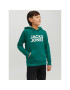 Jack&Jones Junior Суитшърт 12152841 Зелен Regular Fit - Pepit.bg