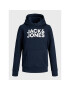 Jack&Jones Junior Суитшърт 12152841 Тъмносин Regular Fit - Pepit.bg