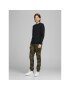Jack&Jones Junior Суитшърт 12182520 Черен Regular Fit - Pepit.bg