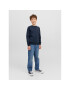 Jack&Jones Junior Суитшърт 12182520 Тъмносин Regular Fit - Pepit.bg