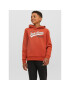 Jack&Jones Junior Суитшърт 12212287 Оранжев Regular Fit - Pepit.bg