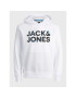 Jack&Jones Junior Суитшърт 12232755 Бял Regular Fit - Pepit.bg