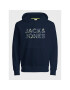 Jack&Jones Junior Суитшърт 12232755 Тъмносин Regular Fit - Pepit.bg