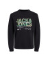 Jack&Jones Junior Суитшърт 12235720 Черен Standard Fit - Pepit.bg