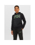 Jack&Jones Junior Суитшърт 12237172 Черен Regular Fit - Pepit.bg