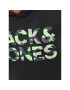 Jack&Jones Junior Суитшърт 12237172 Черен Regular Fit - Pepit.bg