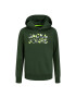 Jack&Jones Junior Суитшърт 12237172 Зелен Regular Fit - Pepit.bg