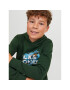Jack&Jones Junior Суитшърт 12237210 Зелен Regular Fit - Pepit.bg