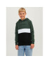 Jack&Jones Junior Суитшърт 12237402 Зелен Regular Fit - Pepit.bg