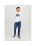 Jack&Jones Junior Суитшърт 12237459 Бял Regular Fit - Pepit.bg