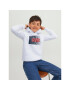 Jack&Jones Junior Суитшърт 12237459 Бял Regular Fit - Pepit.bg