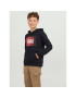 Jack&Jones Junior Суитшърт 12237459 Черен Regular Fit - Pepit.bg