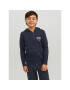Jack&Jones Junior Суитшърт Andy 12224236 Тъмносин Regular Fit - Pepit.bg