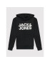 Jack&Jones Junior Суитшърт Corp Logo 12152841 Черен Regular Fit - Pepit.bg