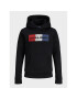 Jack&Jones Junior Суитшърт Corp Logo 12152841 Черен Regular Fit - Pepit.bg