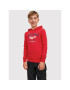 Jack&Jones Junior Суитшърт Logo 12212287 Червен Regular Fit - Pepit.bg