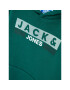 Jack&Jones Junior Суитшърт Logo 12231372 Зелен Regular Fit - Pepit.bg