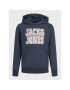 Jack&Jones Junior Суитшърт Neon 12213374 Тъмносин Regular Fit - Pepit.bg