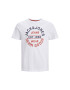 Jack&Jones Junior Тишърт 12237103 Бял Relaxed Fit - Pepit.bg