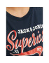 Jack&Jones Junior Тишърт 12237367 Тъмносин Regular Fit - Pepit.bg