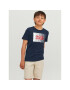 Jack&Jones Junior Тишърт 12237411 Тъмносин Regular Fit - Pepit.bg