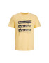 Jack&Jones Junior Тишърт 12242921 Жълт Standard Fit - Pepit.bg
