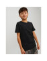 Jack&Jones Junior Тишърт Basic Tee Черен Regular Fit - Pepit.bg