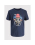 Jack&Jones Junior Тишърт Captain 12216515 Тъмносин Regular Fit - Pepit.bg
