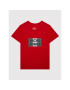 Jack&Jones Junior Тишърт Corp Logo 12152730 Червен Regular Fit - Pepit.bg