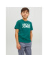 Jack&Jones Junior Тишърт Corp Logo 12152730 Зелен Regular Fit - Pepit.bg