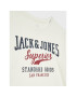 Jack&Jones Junior Тишърт Logo 12213081 Бял Regular Fit - Pepit.bg