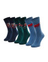 Jack&Jones Комплект 3 чифта дълги чорапи мъжки Jacsanta Claus Sock Giftbox 12198046 Черен - Pepit.bg