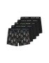 Jack&Jones Комплект 5 чифта боксери 12237446 Черен - Pepit.bg