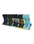 Jack&Jones Комплект 5 чифта дълги чорапи мъжки Jacwave Skull Sock 12205322 r.OS Тъмносин - Pepit.bg