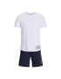 Jack&Jones Пижама 12245905 Бял Standard Fit - Pepit.bg