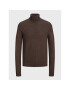 Jack&Jones Поло Damian 12215785 Кафяв Regular Fit - Pepit.bg